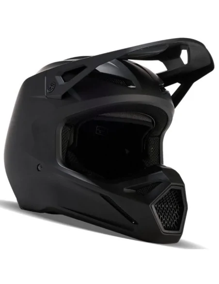 Шолом FOX V1 MATTE Black – кросовий шолом, Мотоекспрес