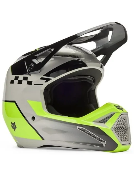 Шлем FOX V1 COLLECT Grey – кроссовый, Мотоекспрес