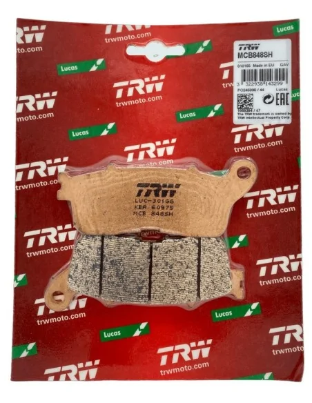 Тормозные колодки LUCAS MCB848SH задние Honda VFR 1200