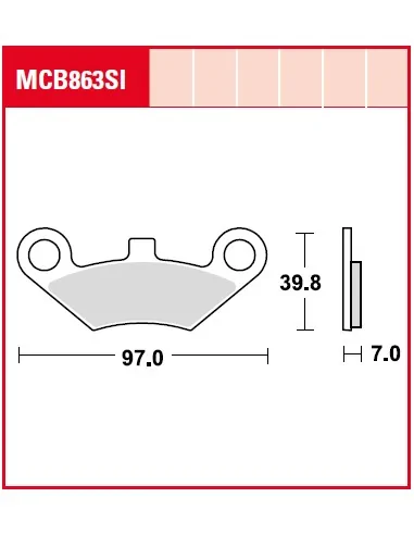 Тормозные колодки LUCAS MCB863SI: купить с доставкой - Motoexpress.com.ua