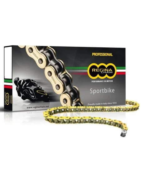 Ланцюг Regina ZRP2 530 Gold — Z-Ring Sportbike для потужних мотоциклів