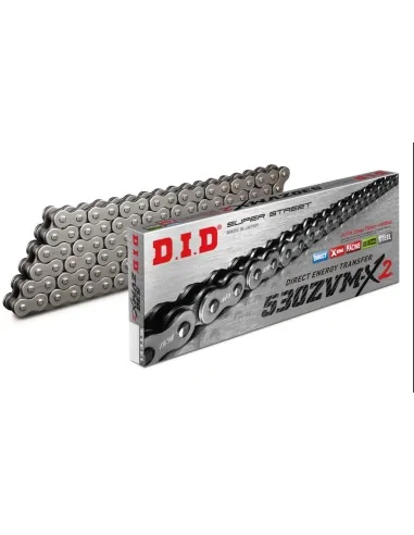 Ланцюг DID 530ZVM-X2 X-Ring Black для мото до 1400 см³