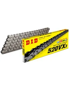 Мото ланцюг DID 520VX3 Black (X-Ring), крок 520 — оригінал