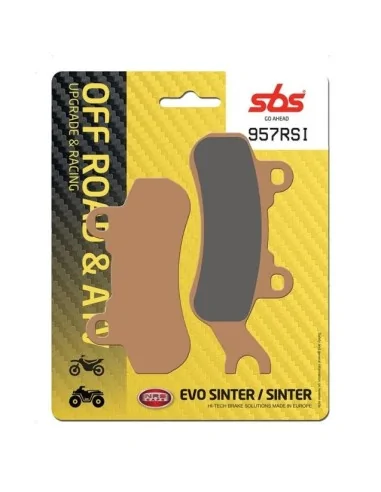 Колодки тормозные SBS 957RSI Sinter Can-Am 2016–2023 (Def/Mav/X3/Trax)