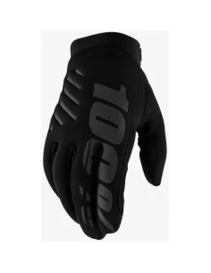 Зимние перчатки 100% Brisker Black для эндуро/MTB | Мотоекспрес
