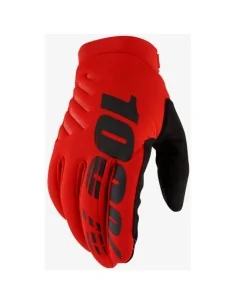 Зимние перчатки 100% Brisker Red Moto/MTB | Мотоекспрес