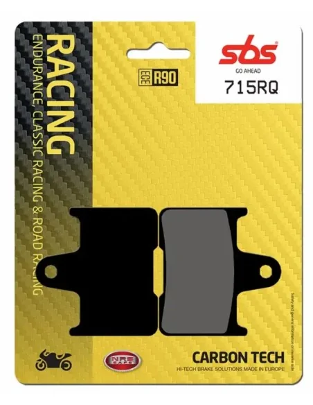 Гальмівні колодки SBS 715RQ RQ Carbon Tech задні | Мотоекспрес