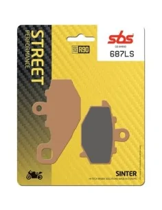 Тормозные колодки SBS 687LS (LS Sinter) задние — Мотоекспрес