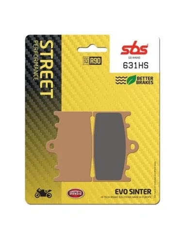 Гальмівні колодки SBS 631HS HS Sinter передні | Мотоекспрес
