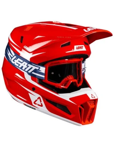 Шлем Leatt Moto 3.5 + очки Vizion 3.5 Red | Мотоекспрес