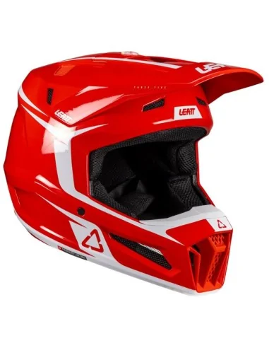 Шлем Leatt Moto 3.5 + очки Vizion 3.5 Red | Мотоекспрес