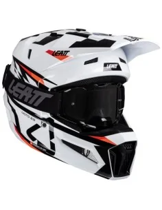 Шолом LEATT Moto 3.5 Helmet + Goggle [White] — комплект «шолом + окуляри»