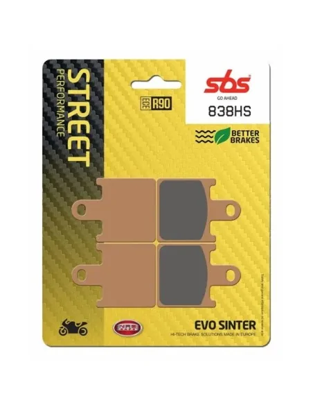 Тормозные колодки SBS 838HS | KAWASAKI 1400 GTR, Z 1000, ZX, ZZR