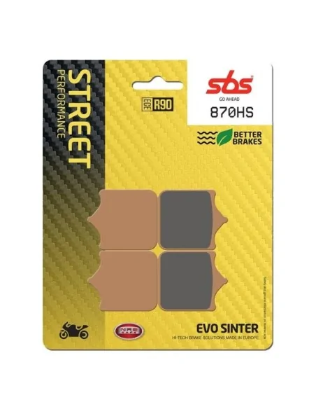 Гальмівні колодки SBS 870HS передні для BMW S 1000 R / RR