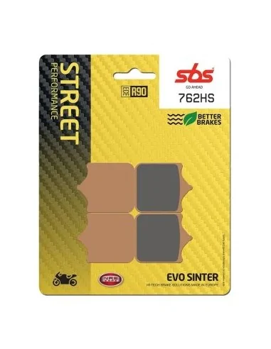 Тормозные колодки SBS 762HS передние синтерованные для мотоцикла