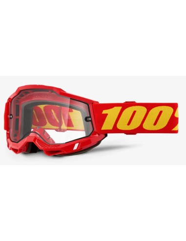100% ACCURI2 Enduro Goggle Red — окуляри для ендуро купити|Мотоекспрес
