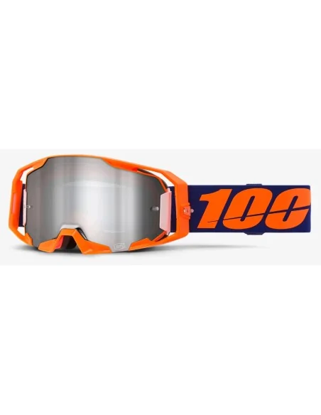 Окуляри 100% ARMATIC Goggle Orange Mirror Silver Lens | Мотоекспрес