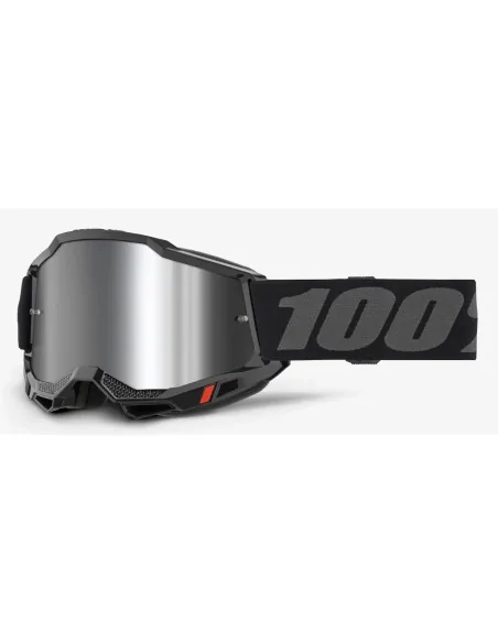 Очки 100% ACCURI 2 Goggle Black Mirror Silver | Мотоэкспресс
