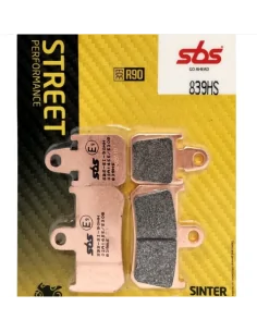 SBS 839HS передние тормозные колодки Yamaha R1, MT-01, V-Max