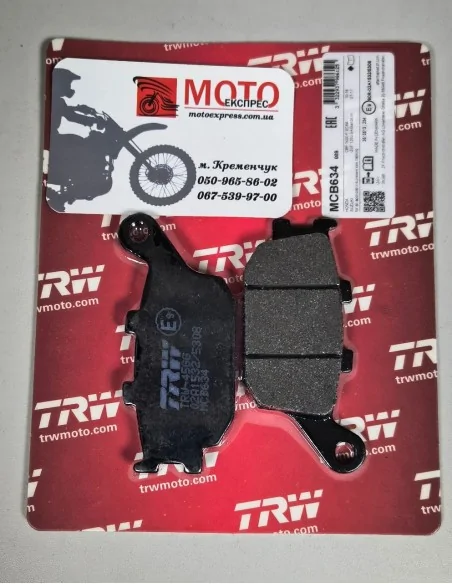 Гальмівні колодки LUCAS MCB634: купити з доставкою - Motoexpress.com.ua