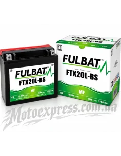 Аккумулятор Fulbat FTX20L-BS AGM 12V 18.9Ah 270A | Motoexpress
