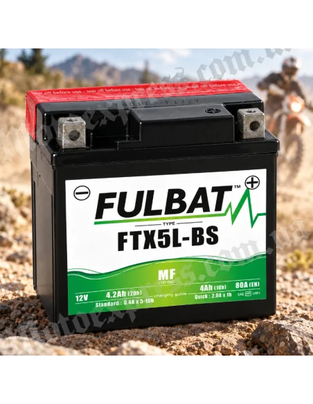 Акумулятор Fulbat FTX5L-BS AGM YTX5L-BS | Motoexpress