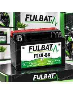 Мото акумулятор Fulbat FTX9-BS (YTX9-BS) AGM 12V 8.4Ah 135A