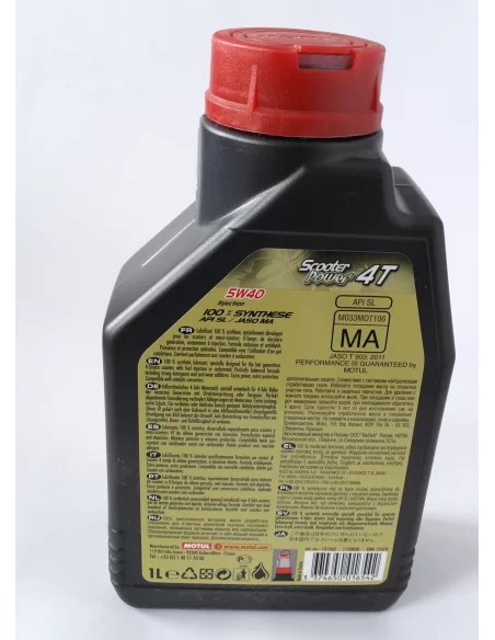 Масло для скутерів Motul scooter power 4t 5W40 Масло для скутерів Motul scooter power 4t 5W40
