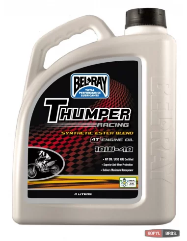 Моторне масло Thumper Rac Syn Est 4T 10W-40-4l